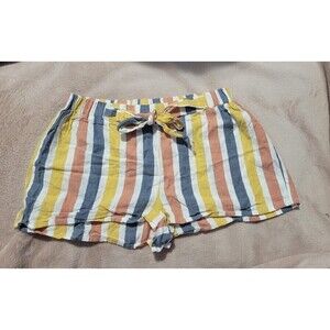 Primark Yellow Blue And White Shorts Size XS
